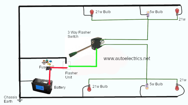 car indicator circuit